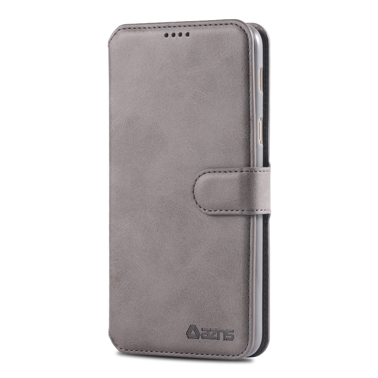 For Galaxy A6 2018 AZNS Calf Texture Magnetic Horizontal Flip PU Leather Case with Holder & Card Slots & Photo Frame