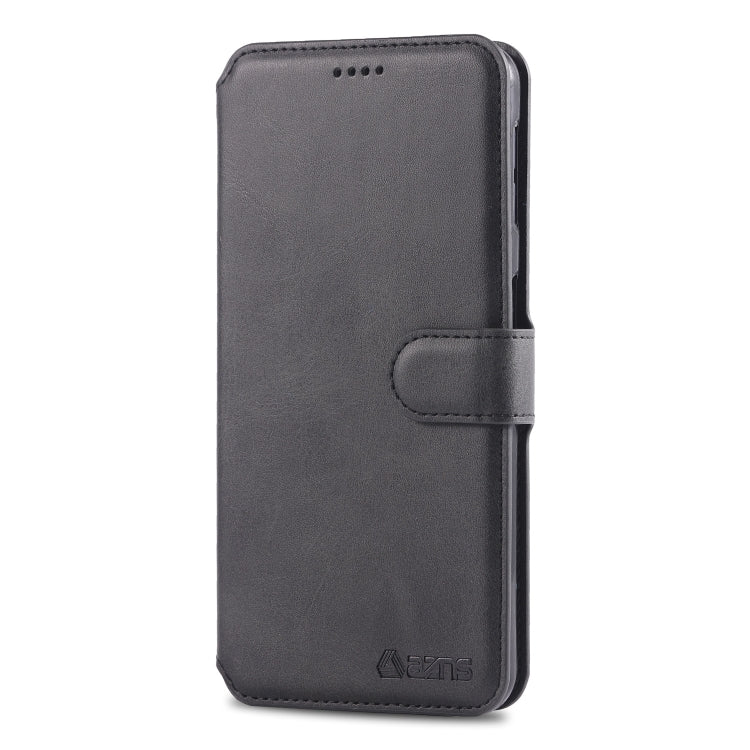For Galaxy A7 2018 AZNS Calf Texture Magnetic Horizontal Flip PU Leather Case with Holder & Card Slots & Photo Frame