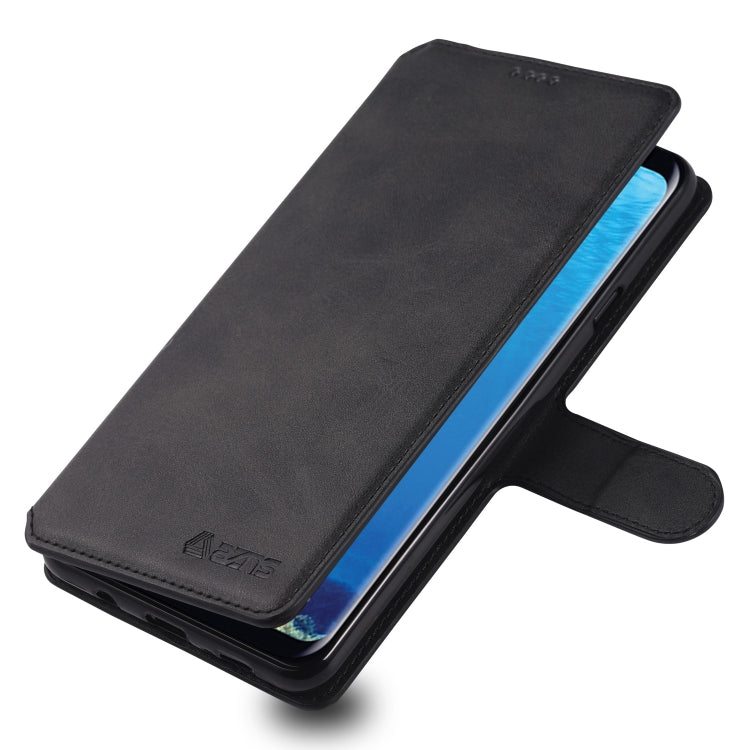 For Galaxy A8 Star / A9 Star AZNS Calf Texture Magnetic Horizontal Flip PU Leather Case with Holder & Card Slots & Photo Frame