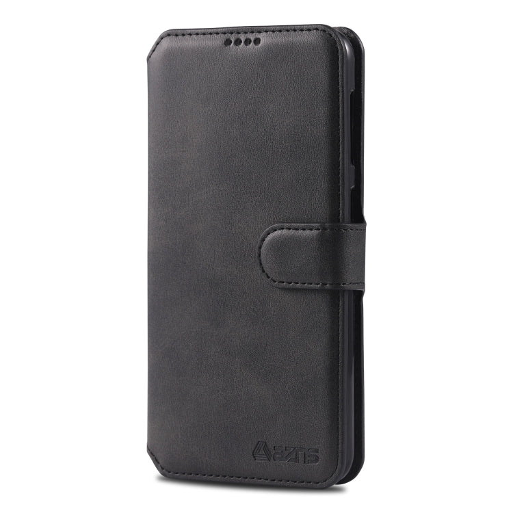 For Galaxy A10 / M10 AZNS Calf Texture Magnetic Horizontal Flip PU Leather Case with Holder & Card Slots & Photo Frame