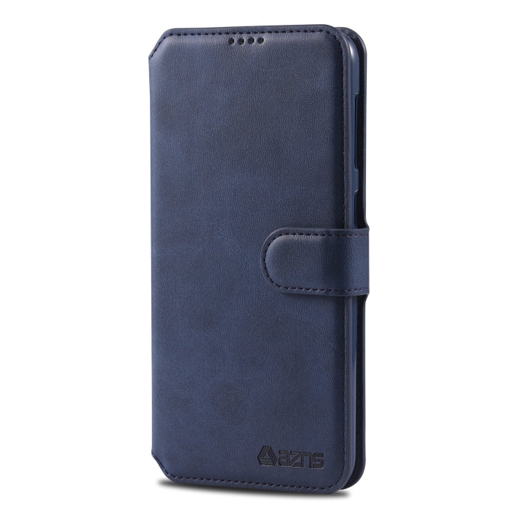 For Galaxy A10 / M10 AZNS Calf Texture Magnetic Horizontal Flip PU Leather Case with Holder & Card Slots & Photo Frame