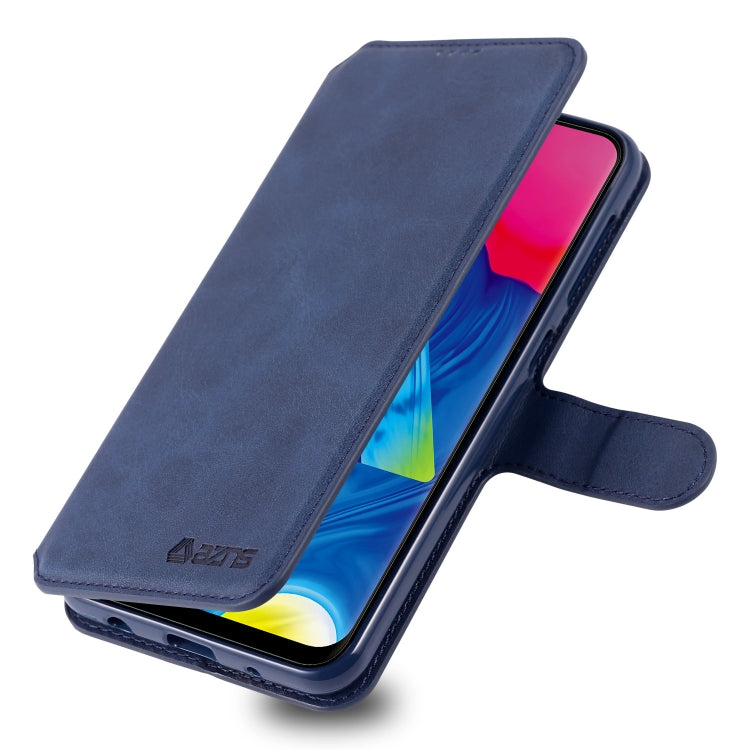 For Galaxy A10 / M10 AZNS Calf Texture Magnetic Horizontal Flip PU Leather Case with Holder & Card Slots & Photo Frame