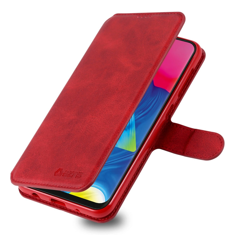For Galaxy A10 / M10 AZNS Calf Texture Magnetic Horizontal Flip PU Leather Case with Holder & Card Slots & Photo Frame