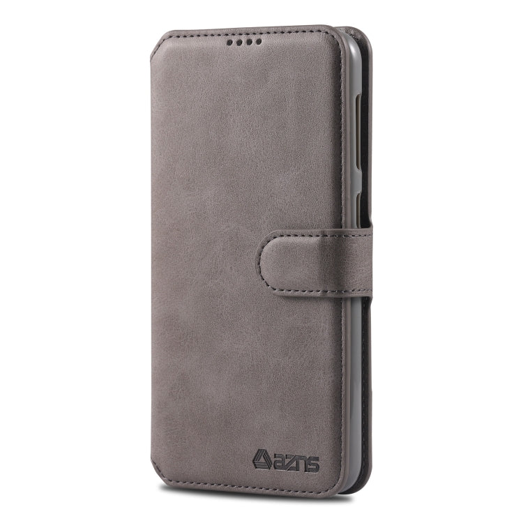 For Galaxy A10 / M10 AZNS Calf Texture Magnetic Horizontal Flip PU Leather Case with Holder & Card Slots & Photo Frame