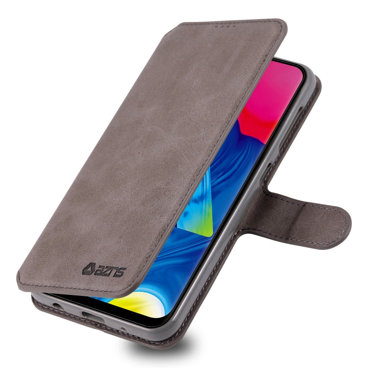 For Galaxy A10 / M10 AZNS Calf Texture Magnetic Horizontal Flip PU Leather Case with Holder & Card Slots & Photo Frame
