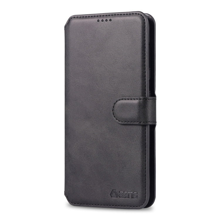 For Galaxy A30 / A20 AZNS Calf Texture Magnetic Horizontal Flip PU Leather Case with Holder & Card Slots & Photo Frame