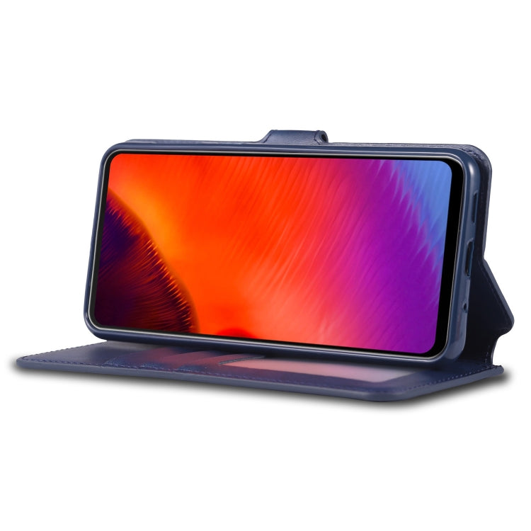For Galaxy A60 / M40 AZNS Calf Texture Magnetic Horizontal Flip PU Leather Case with Holder & Card Slots & Photo Frame