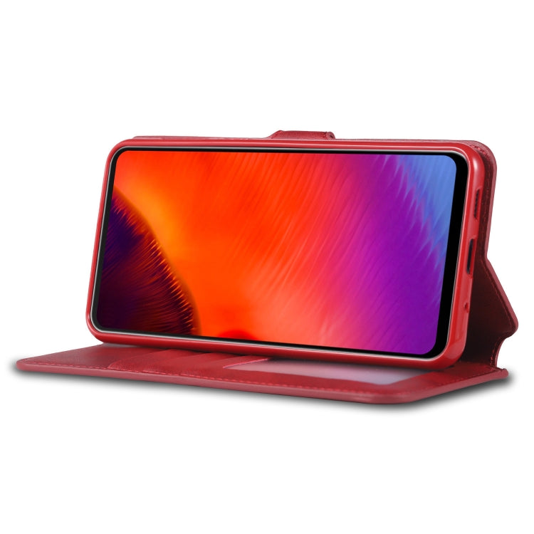 For Galaxy A60 / M40 AZNS Calf Texture Magnetic Horizontal Flip PU Leather Case with Holder & Card Slots & Photo Frame