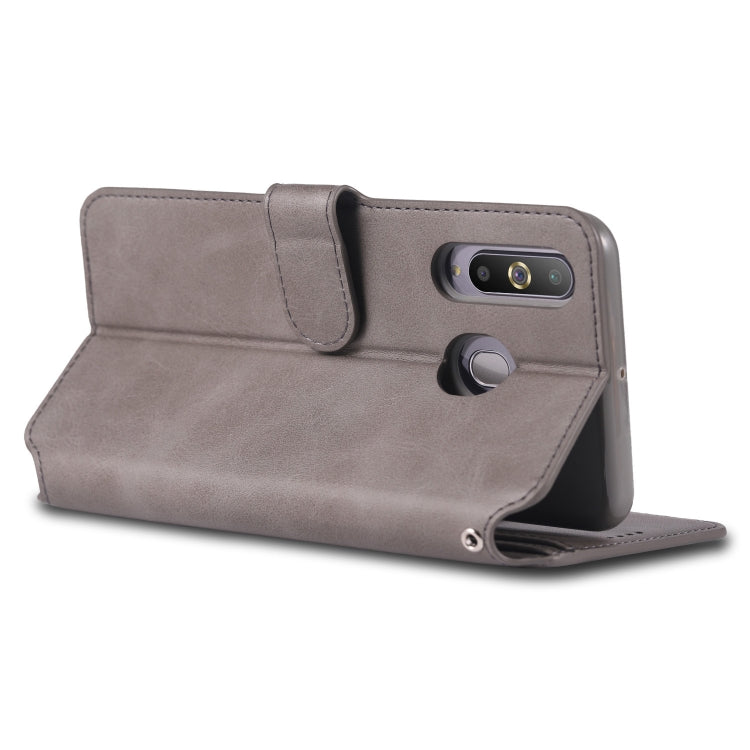 For Galaxy A60 / M40 AZNS Calf Texture Magnetic Horizontal Flip PU Leather Case with Holder & Card Slots & Photo Frame