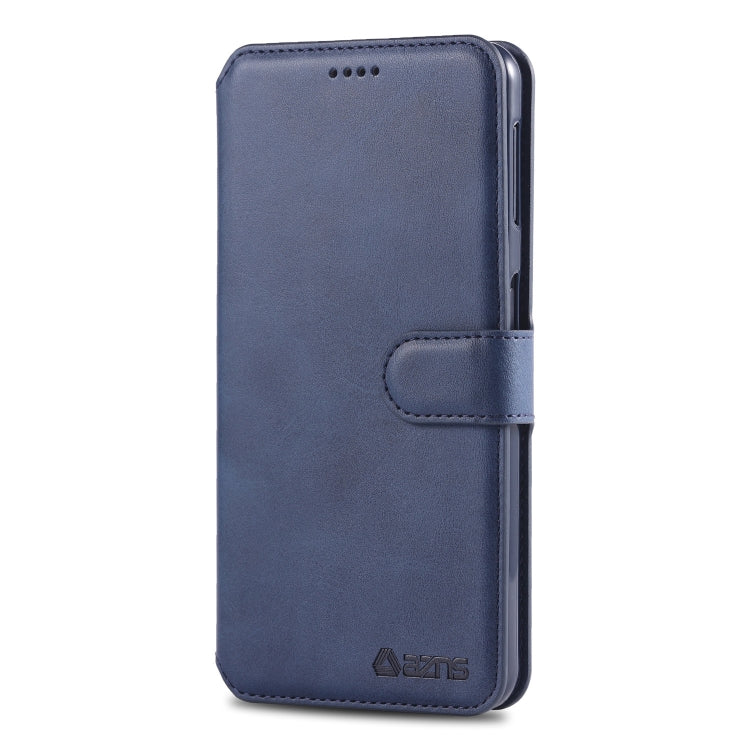 For Galaxy A70 / A7 2019 AZNS Calf Texture Magnetic Horizontal Flip PU Leather Case with Holder & Card Slots & Photo Frame