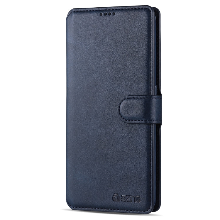 For Galaxy A80 / A90 AZNS Calf Texture Magnetic Horizontal Flip PU Leather Case with Holder & Card Slots & Photo Frame