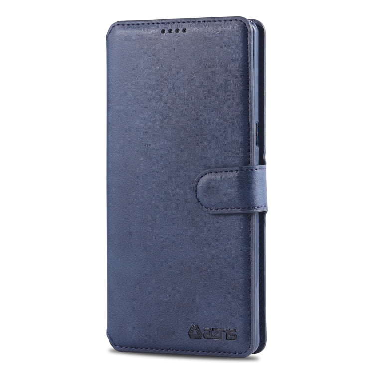 For Galaxy Note 8 AZNS Calf Texture Magnetic Horizontal Flip PU Leather Case with Holder & Card Slots & Photo Frame