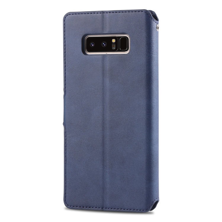 For Galaxy Note 8 AZNS Calf Texture Magnetic Horizontal Flip PU Leather Case with Holder & Card Slots & Photo Frame