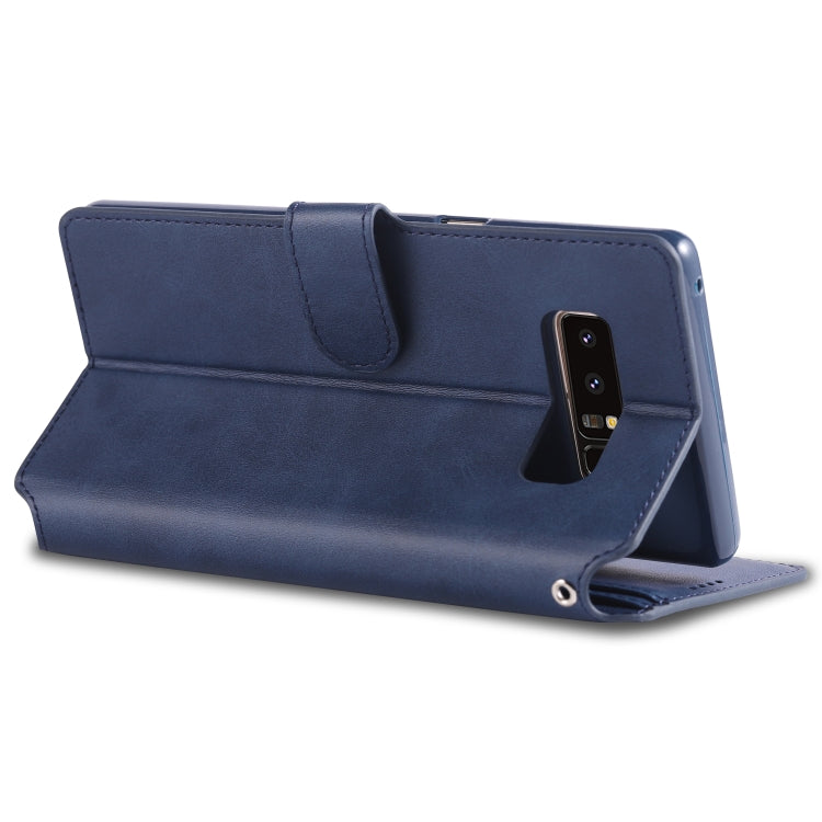 For Galaxy Note 8 AZNS Calf Texture Magnetic Horizontal Flip PU Leather Case with Holder & Card Slots & Photo Frame