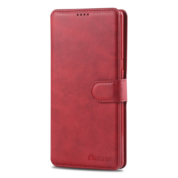For Galaxy Note 8 AZNS Calf Texture Magnetic Horizontal Flip PU Leather Case with Holder & Card Slots & Photo Frame