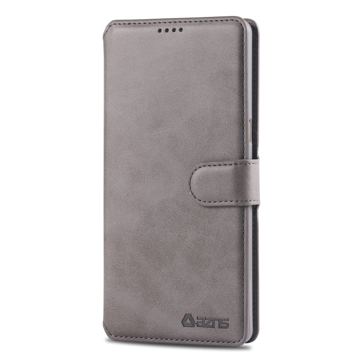 For Galaxy Note 8 AZNS Calf Texture Magnetic Horizontal Flip PU Leather Case with Holder & Card Slots & Photo Frame