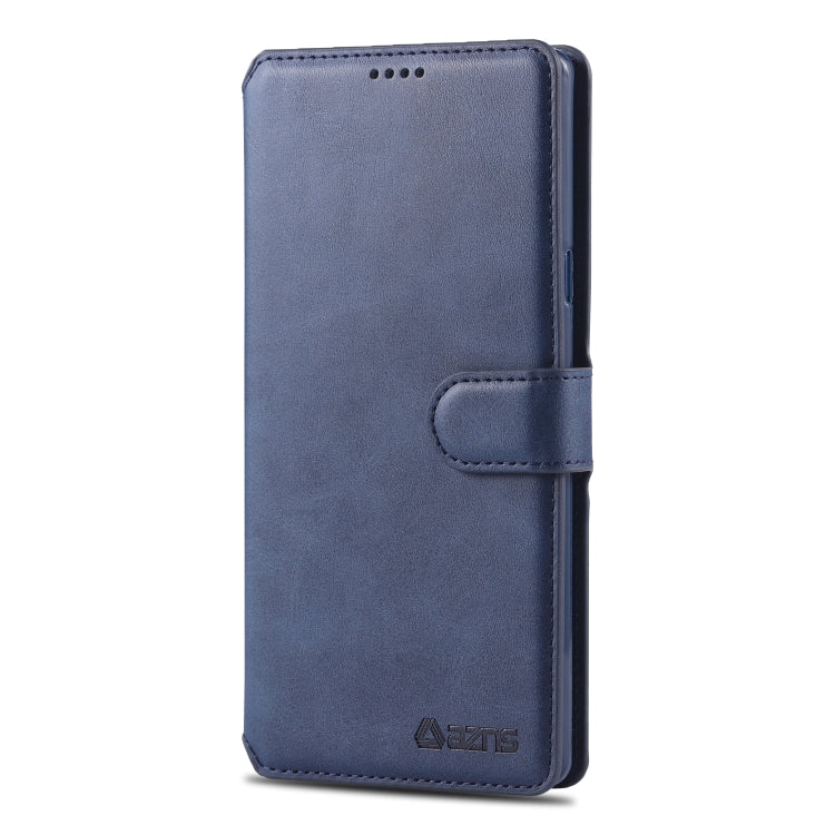 For  Galaxy Note 9 AZNS Calf Texture Magnetic Horizontal Flip PU Leather Case with Holder & Card Slots & Photo Frame
