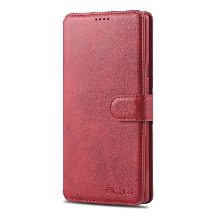For  Galaxy Note 9 AZNS Calf Texture Magnetic Horizontal Flip PU Leather Case with Holder & Card Slots & Photo Frame