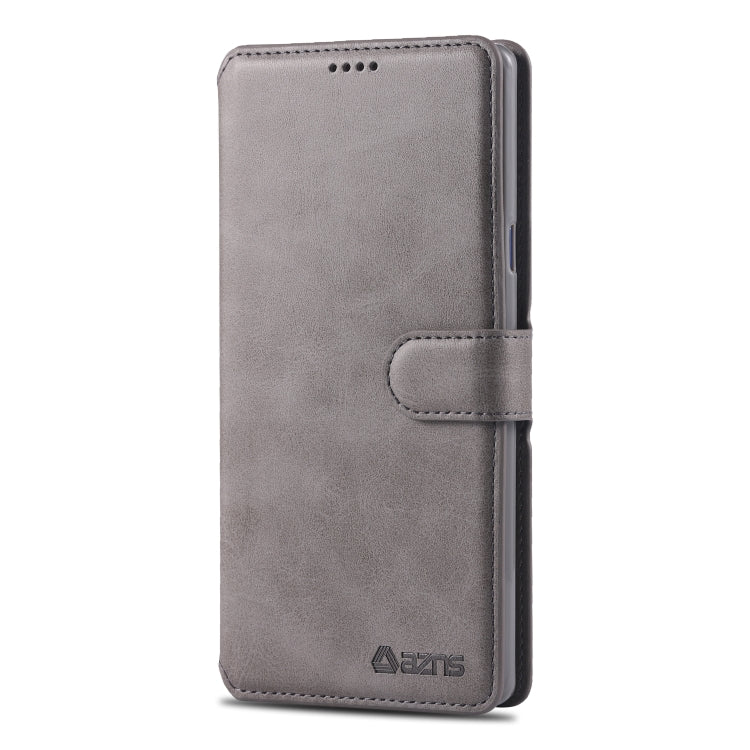 For  Galaxy Note 9 AZNS Calf Texture Magnetic Horizontal Flip PU Leather Case with Holder & Card Slots & Photo Frame
