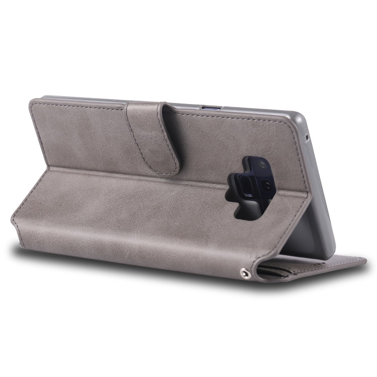 For  Galaxy Note 9 AZNS Calf Texture Magnetic Horizontal Flip PU Leather Case with Holder & Card Slots & Photo Frame