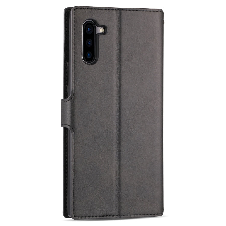 For Galaxy Note 10 AZNS Calf Texture Magnetic Horizontal Flip PU Leather Case with Holder & Card Slots & Photo Frame
