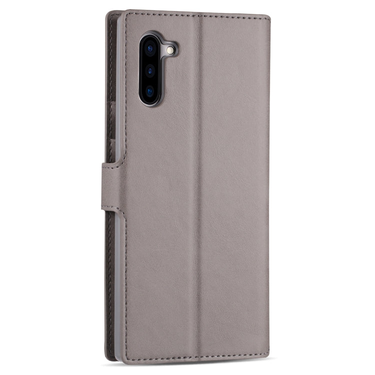 For Galaxy Note 10 AZNS Calf Texture Magnetic Horizontal Flip PU Leather Case with Holder & Card Slots & Photo Frame