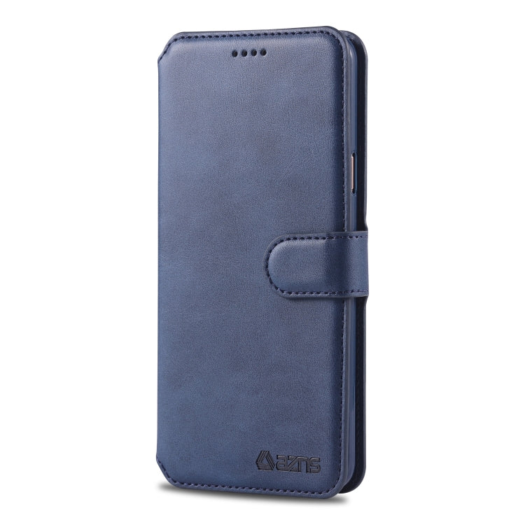 For Galaxy S9 Plus  AZNS Calf Texture Magnetic Horizontal Flip PU Leather Case with Holder & Card Slots & Photo Frame