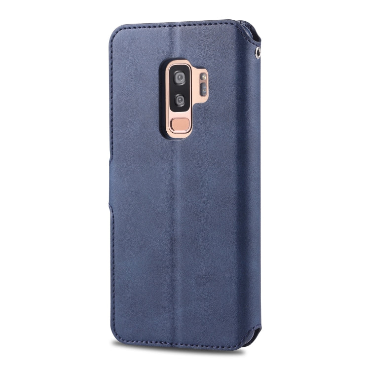 For Galaxy S9 Plus  AZNS Calf Texture Magnetic Horizontal Flip PU Leather Case with Holder & Card Slots & Photo Frame