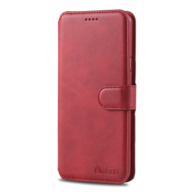 For Galaxy S9 Plus  AZNS Calf Texture Magnetic Horizontal Flip PU Leather Case with Holder & Card Slots & Photo Frame