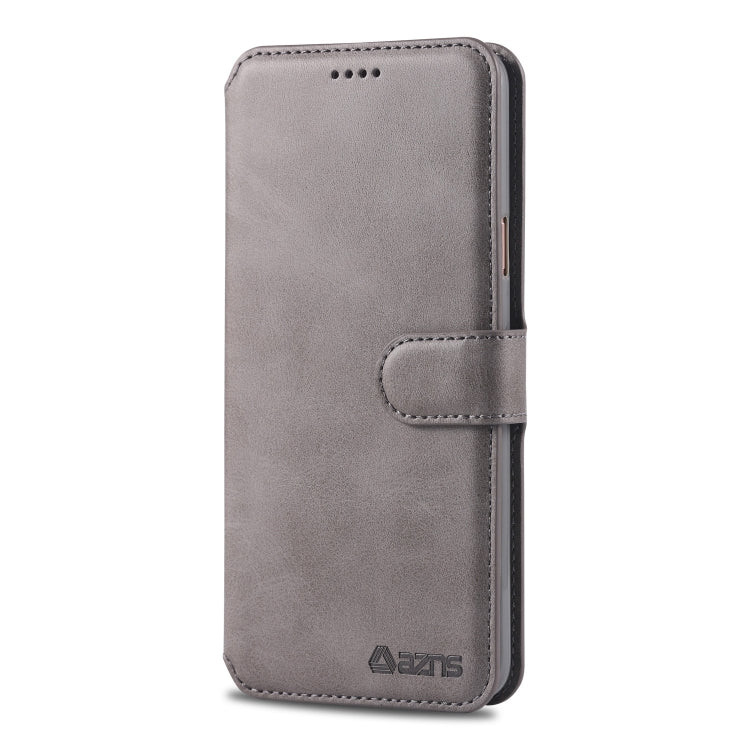 For Galaxy S9 Plus  AZNS Calf Texture Magnetic Horizontal Flip PU Leather Case with Holder & Card Slots & Photo Frame