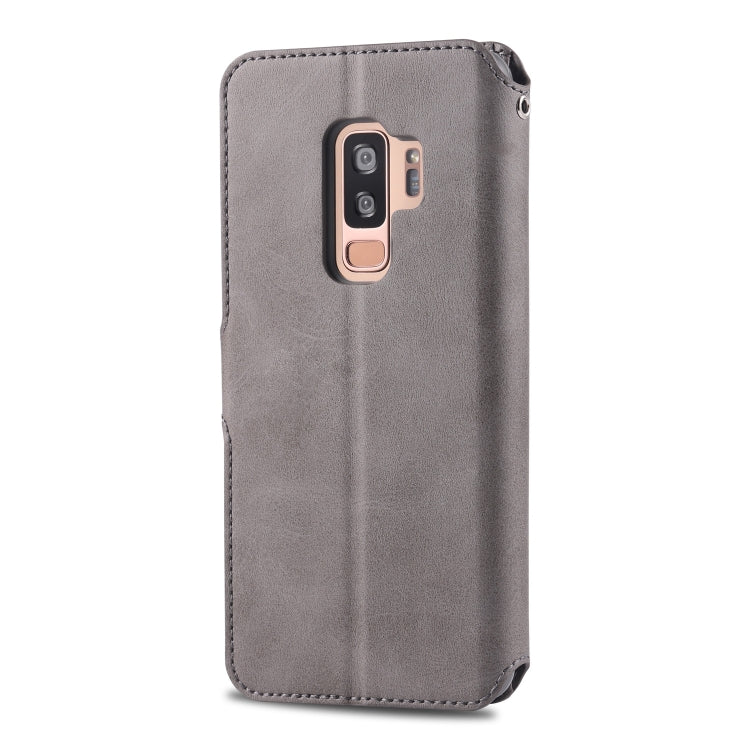 For Galaxy S9 Plus  AZNS Calf Texture Magnetic Horizontal Flip PU Leather Case with Holder & Card Slots & Photo Frame
