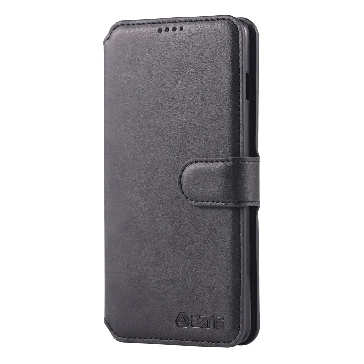 For Galaxy S10 Plus AZNS Calf Texture Magnetic Horizontal Flip PU Leather Case with Holder & Card Slots & Photo Frame