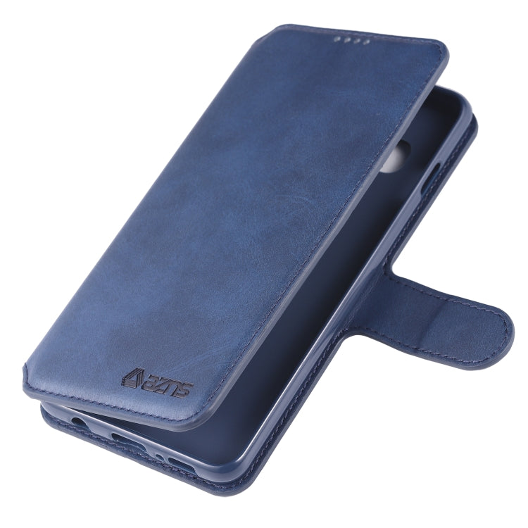 For Galaxy S10 AZNS Calf Texture Magnetic Horizontal Flip PU Leather Case with Holder & Card Slots & Photo Frame