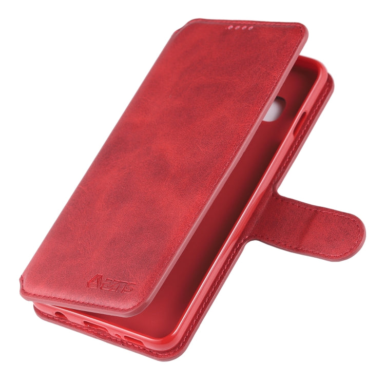 For Galaxy S10e AZNS Calf Texture Magnetic Horizontal Flip PU Leather Case with Holder & Card Slots & Photo Frame