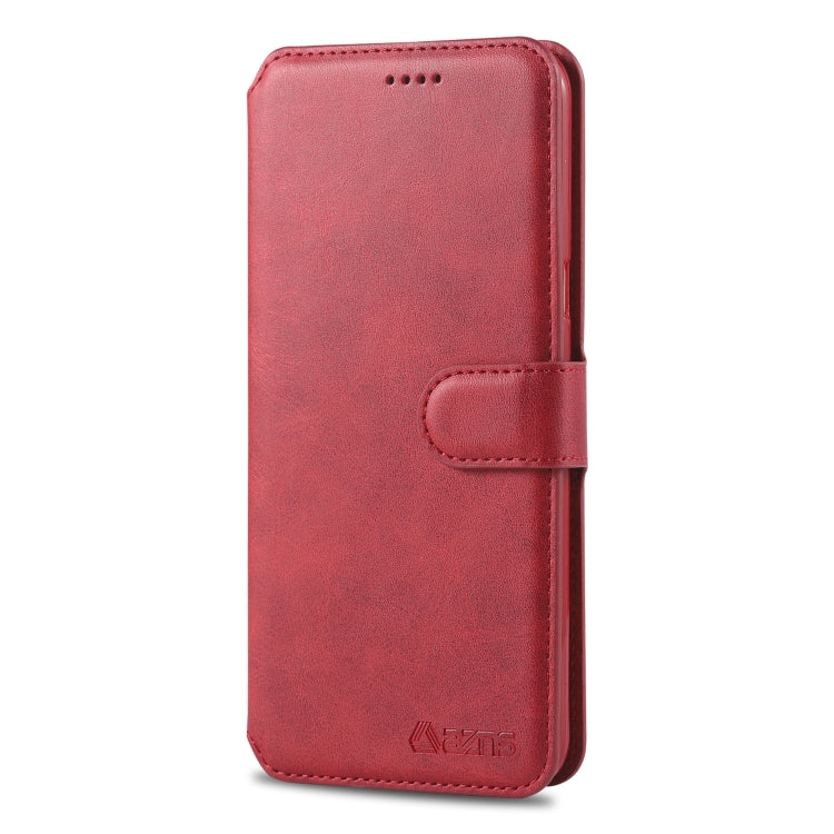 For Galaxy S8 Plus AZNS Calf Texture Magnetic Horizontal Flip PU Leather Case with Holder & Card Slots & Photo Frame