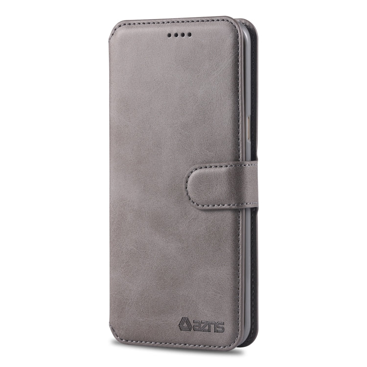 For Galaxy S8 Plus AZNS Calf Texture Magnetic Horizontal Flip PU Leather Case with Holder & Card Slots & Photo Frame