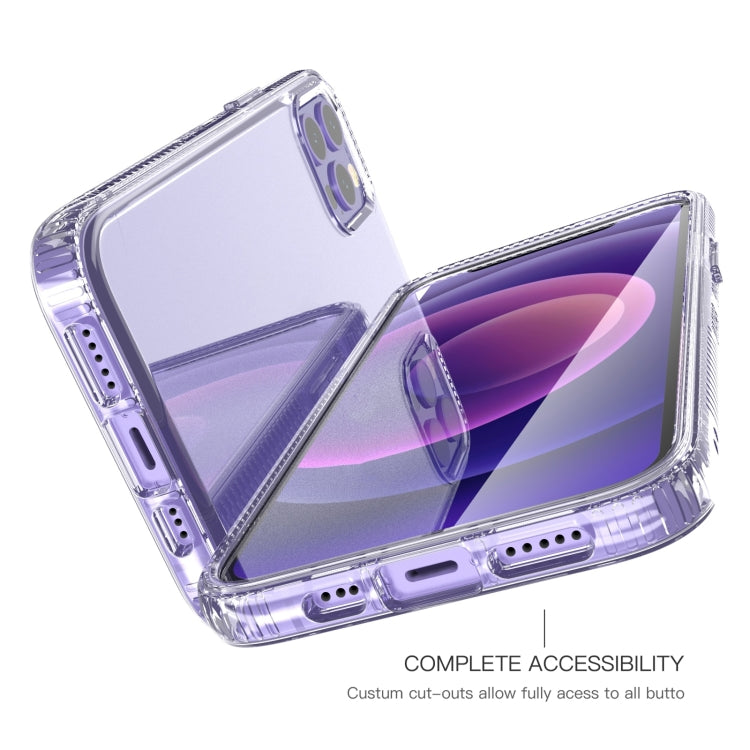 For iPhone 13 mini Shockproof Transparent TPU Protective Case (Transparent)