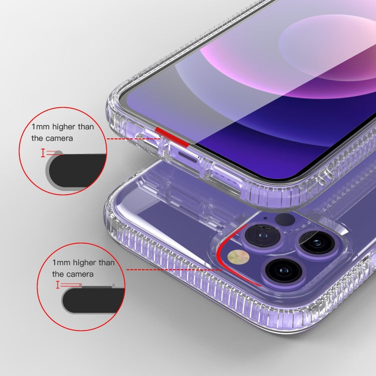 For iPhone 13 mini Shockproof Transparent TPU Protective Case (Transparent)