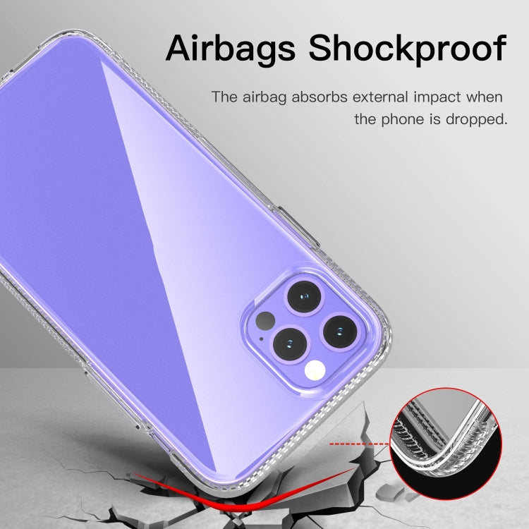 For iPhone 13 Pro Shockproof Transparent TPU Protective Case (Transparent)