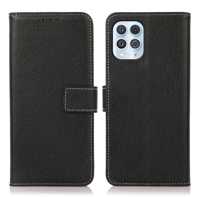 For Motorola Edge S Litchi Texture PU + TPU Horizontal Flip Leather Case with Holder & Card Slots & Wallet