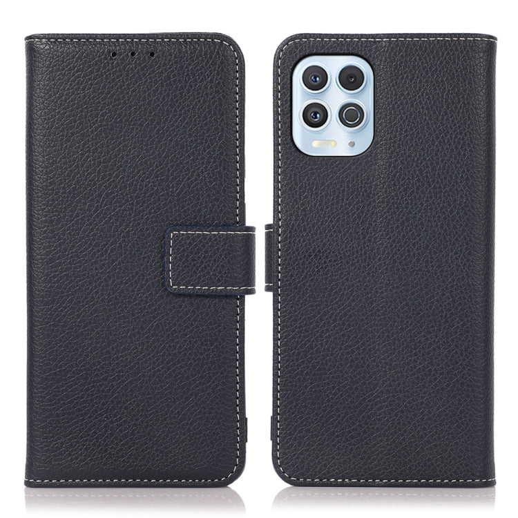 For Motorola Edge S Litchi Texture PU + TPU Horizontal Flip Leather Case with Holder & Card Slots & Wallet