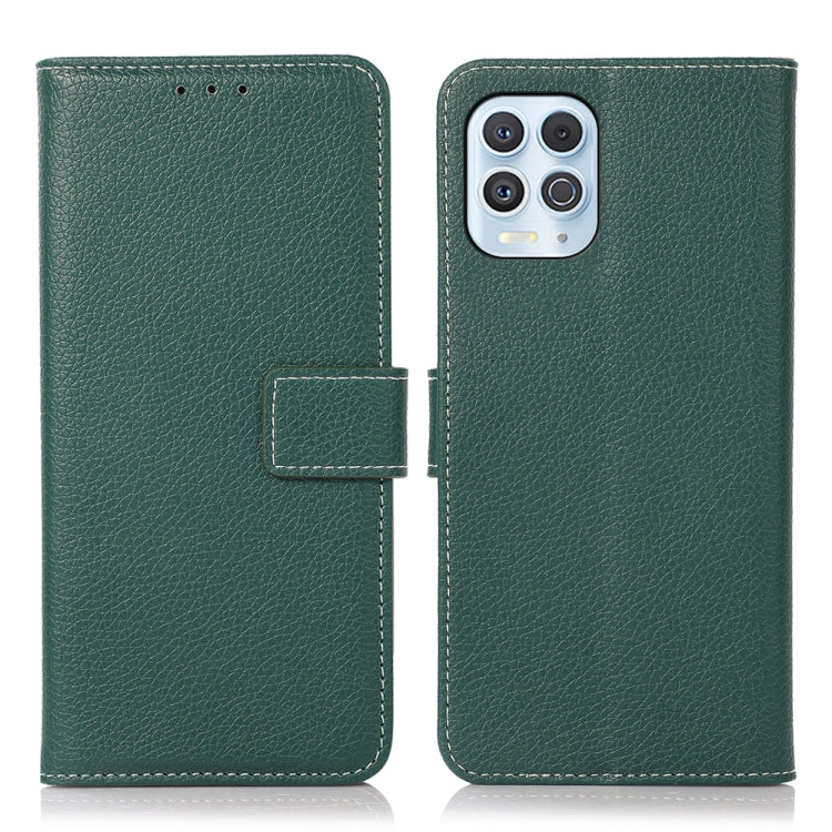 For Motorola Edge S Litchi Texture PU + TPU Horizontal Flip Leather Case with Holder & Card Slots & Wallet