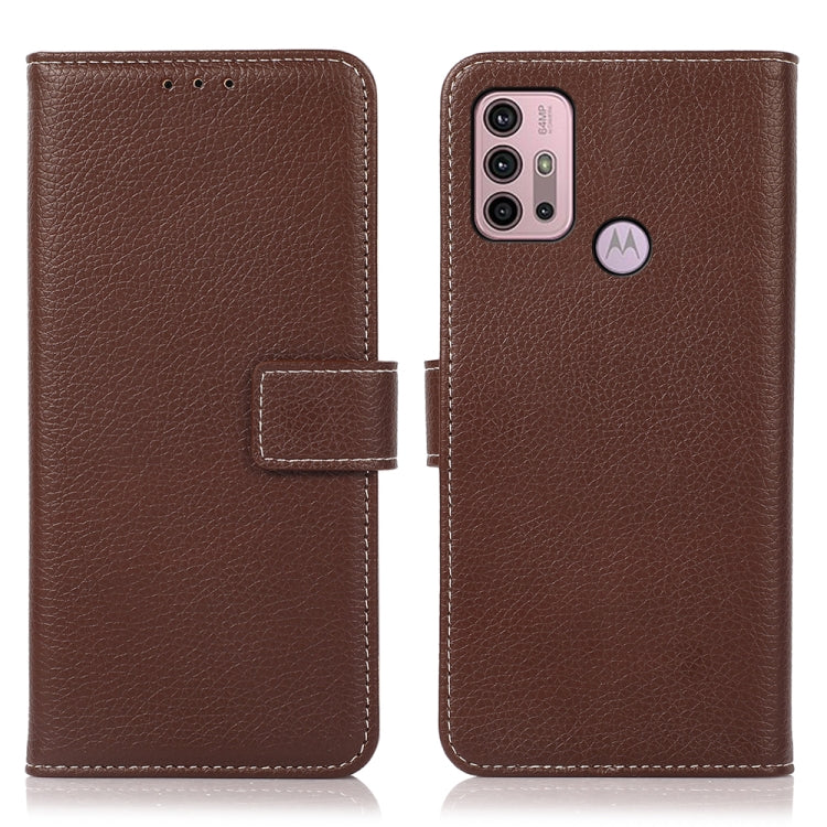 For Motorola Moto G10 Power Litchi Texture PU + TPU Horizontal Flip Leather Case with Holder & Card Slots & Wallet