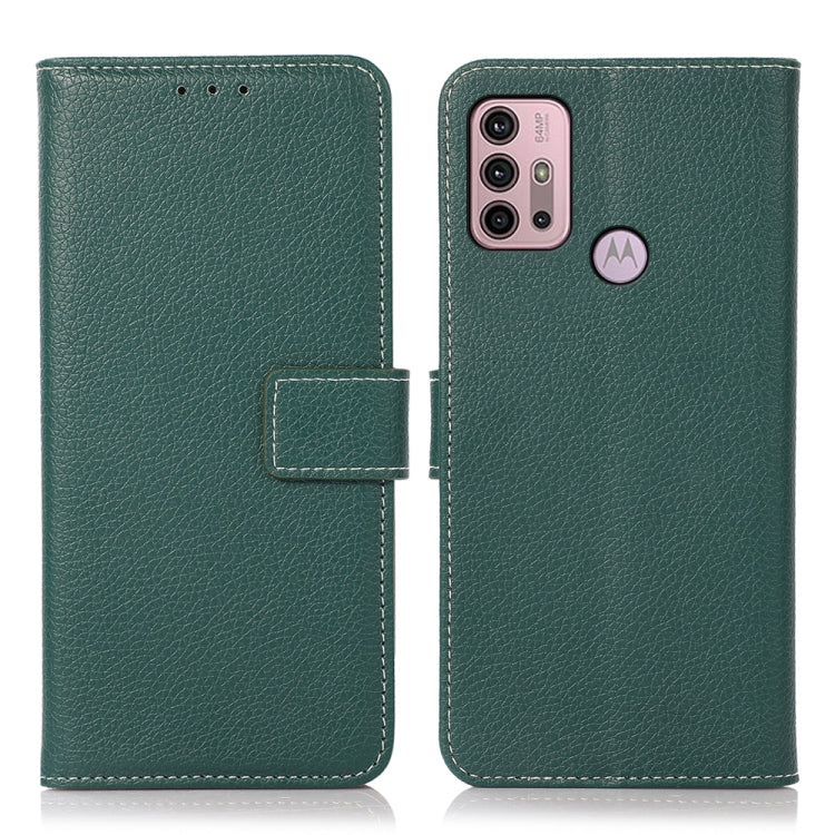 For Motorola Moto G10 Power Litchi Texture PU + TPU Horizontal Flip Leather Case with Holder & Card Slots & Wallet