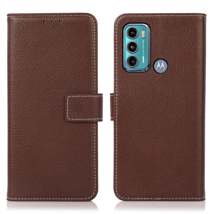 For Motorola Moto G60 Litchi Texture PU + TPU Horizontal Flip Leather Case with Holder & Card Slots & Wallet