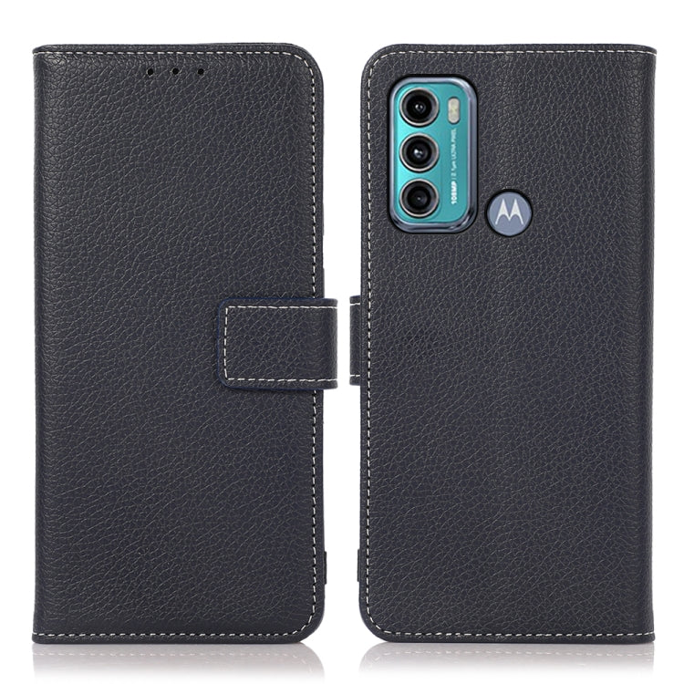For Motorola Moto G60 Litchi Texture PU + TPU Horizontal Flip Leather Case with Holder & Card Slots & Wallet
