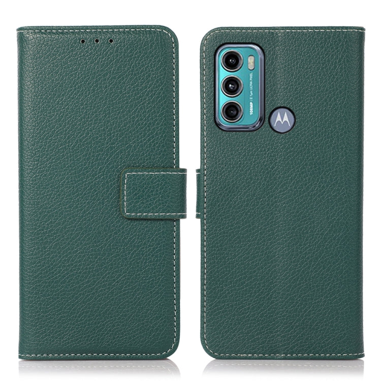 For Motorola Moto G60 Litchi Texture PU + TPU Horizontal Flip Leather Case with Holder & Card Slots & Wallet