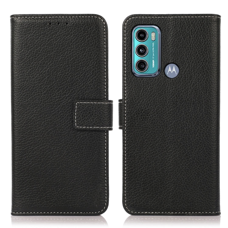 For Motorola Moto G40 Fusion Litchi Texture PU + TPU Horizontal Flip Leather Case with Holder & Card Slots & Wallet