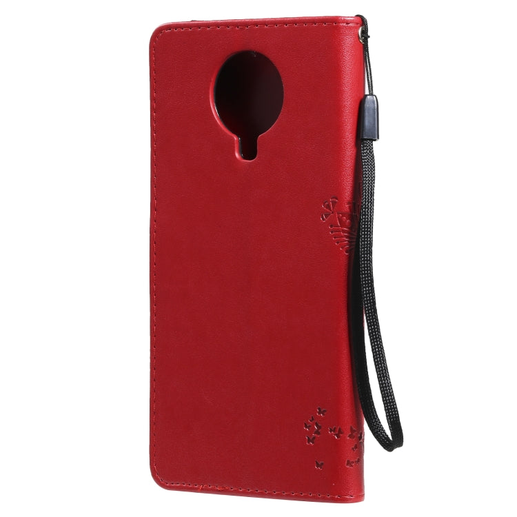 For Nokia 6.3 Tree & Cat Pattern Pressed Printing Horizontal Flip PU Leather Case with Holder & Card Slots & Wallet & Lanyard
