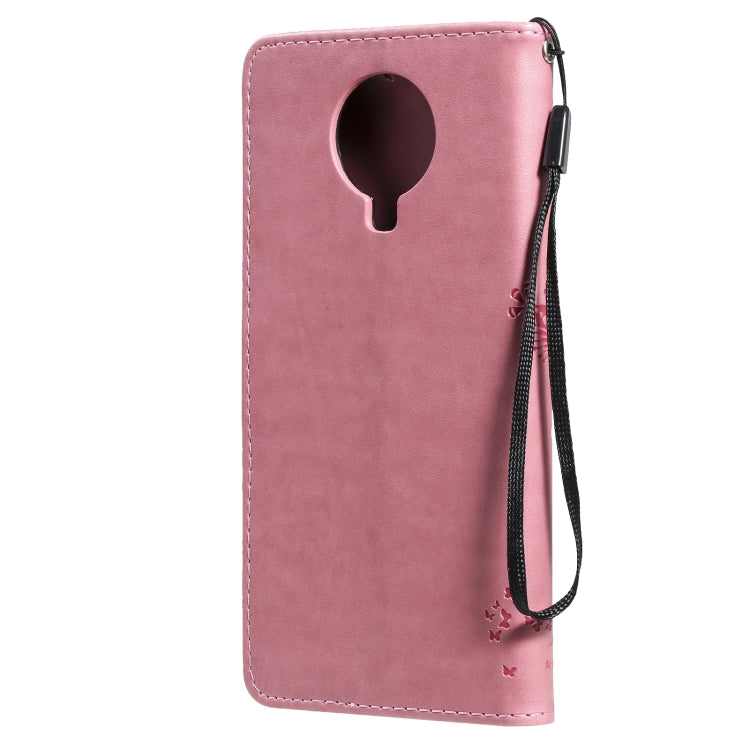 For Nokia 6.3 Tree & Cat Pattern Pressed Printing Horizontal Flip PU Leather Case with Holder & Card Slots & Wallet & Lanyard